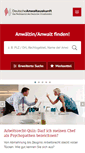 Mobile Screenshot of anwaltauskunft.de